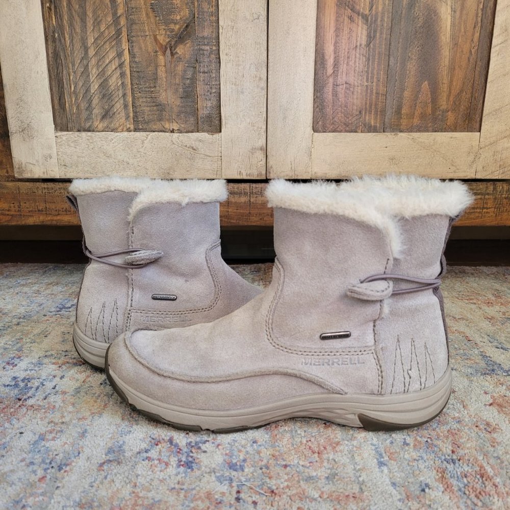 Merrell Approach Waterproof 200g Insulated Pull On Ankle Boots Women's Size 8.5